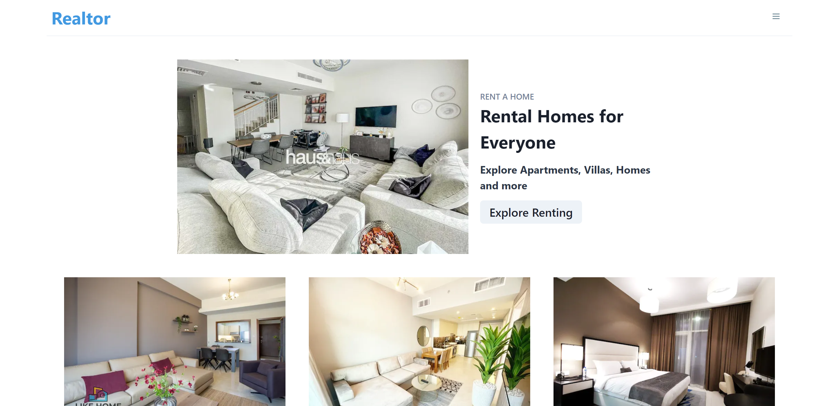 Realtor - Real Estate Platform
